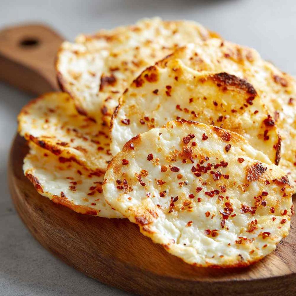 BBQ cottage cheese chips