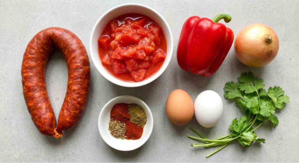 Spicy Chorizo Shakshuka uit de Airfryer