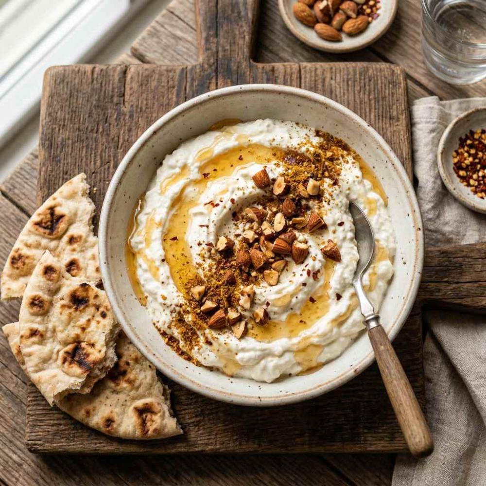 whipped cottage cheese with ras el hanout