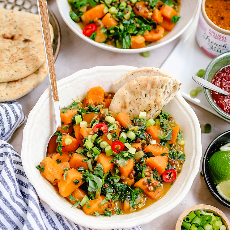 vadouvan curry zoete aardappel boerenkool