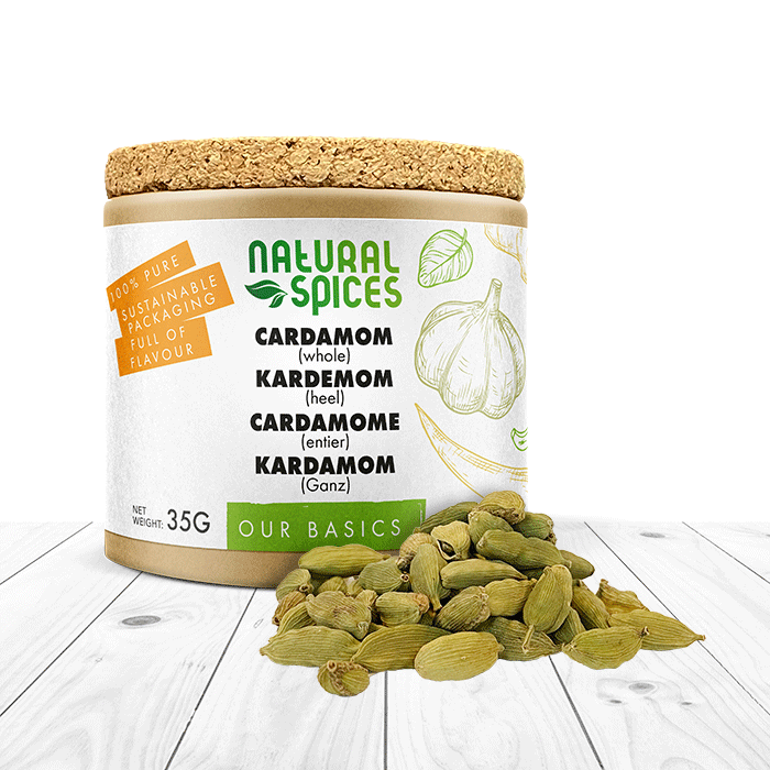 kardamom peulen heel potje 35 gram
