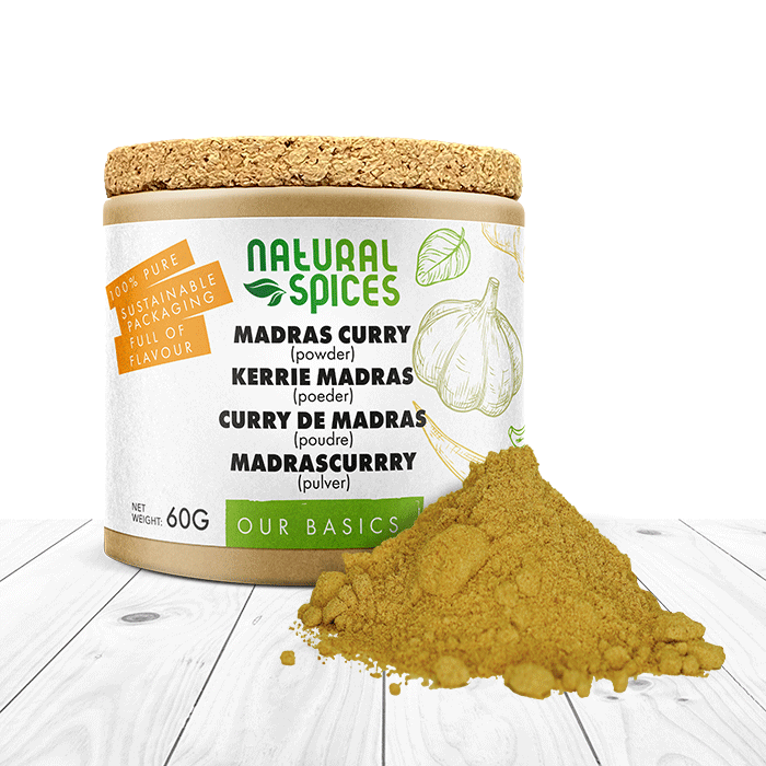 kerrie poeder madras potje 60 gram