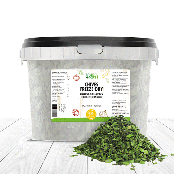 Bieslook ringen vriesdroog