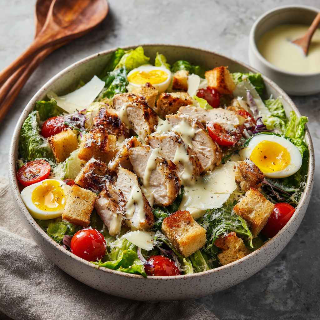 Caesar salade Recept