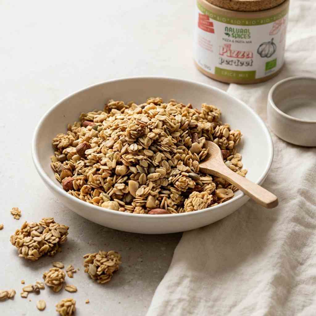 Hartige Italiaanse granola Hartige Italiaanse granola