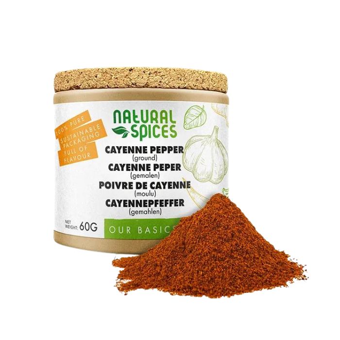 Cayenne peper gemalen