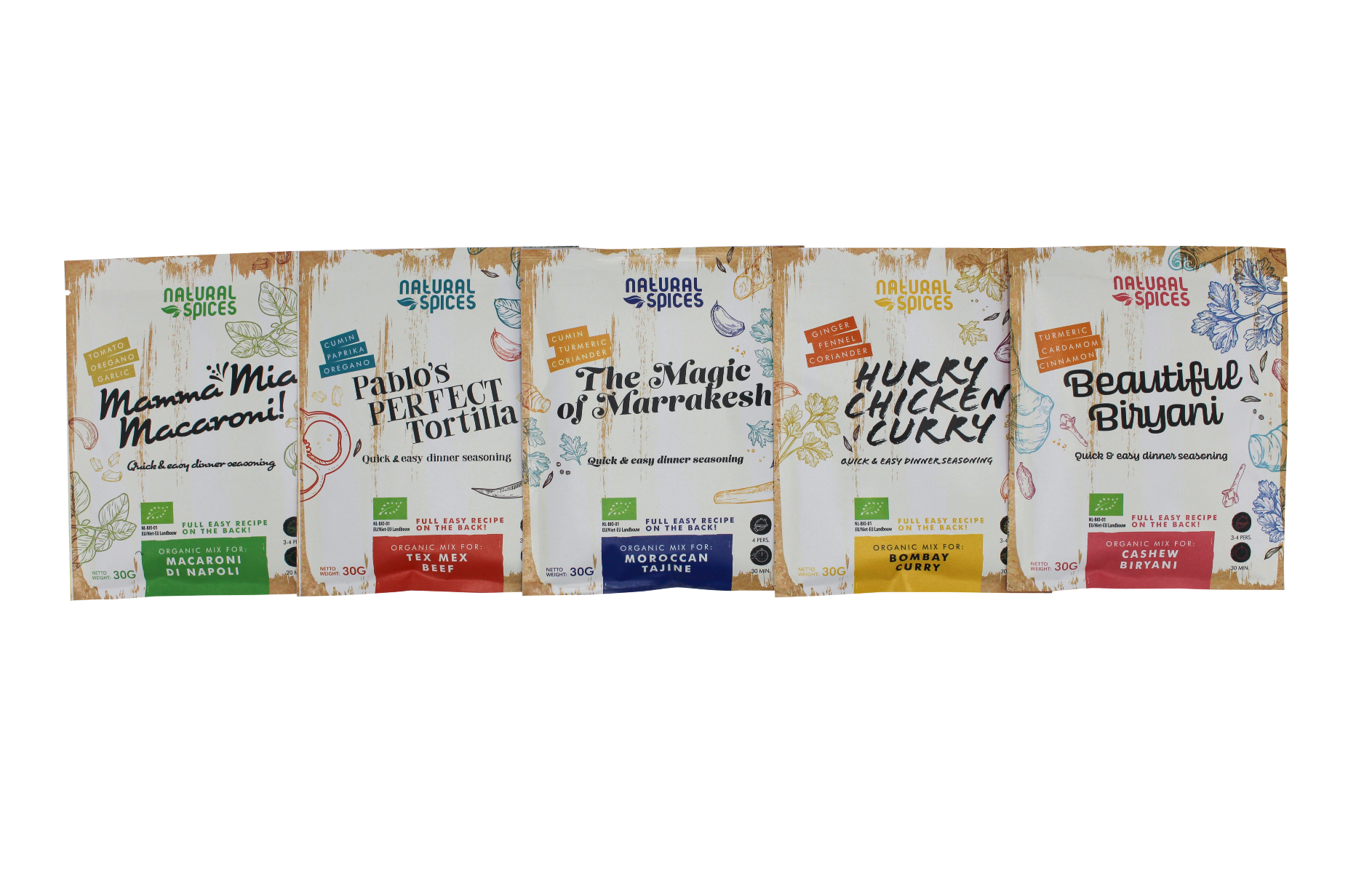 Weekly Grab & Go Box (5 x 30 gr sachets) Weekly Grab & Go Box (5 x 30 gr sachets)